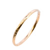 9ct Yellow Gold Diamond Cut Twist Bangle (SH24-259)