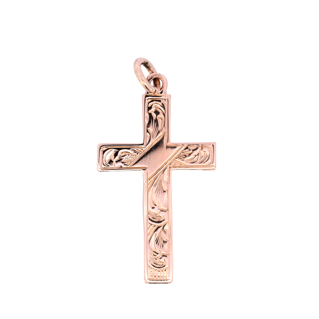 9ct Yellow Gold Birmingham 1990 Cross (SH24-265)
