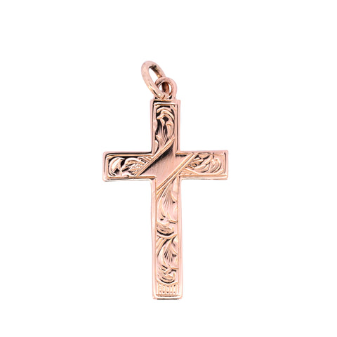 9ct Yellow Gold Birmingham 1990 Cross (SH24-265)