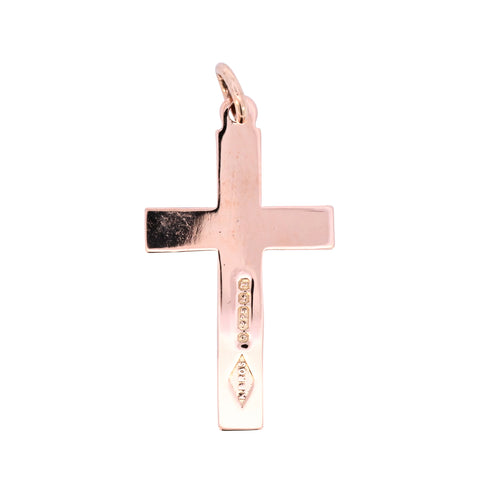 9ct Yellow Gold Birmingham 1990 Cross (SH24-265)