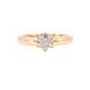 18ct Yellow Gold 0.25ct Diamond Cluster Ring