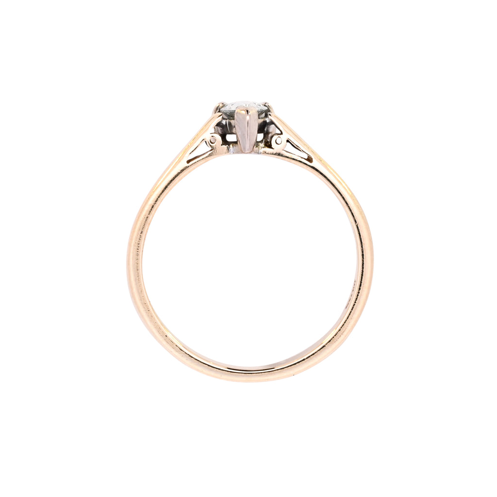 18ct Yellow Gold 0.32ct Diamond Solitaire Ring