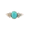 Antique 18ct Gold Turquoise & Diamond Ring (SH24-279)