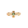 9ct Yellow Gold Emerald & Diamond Ring