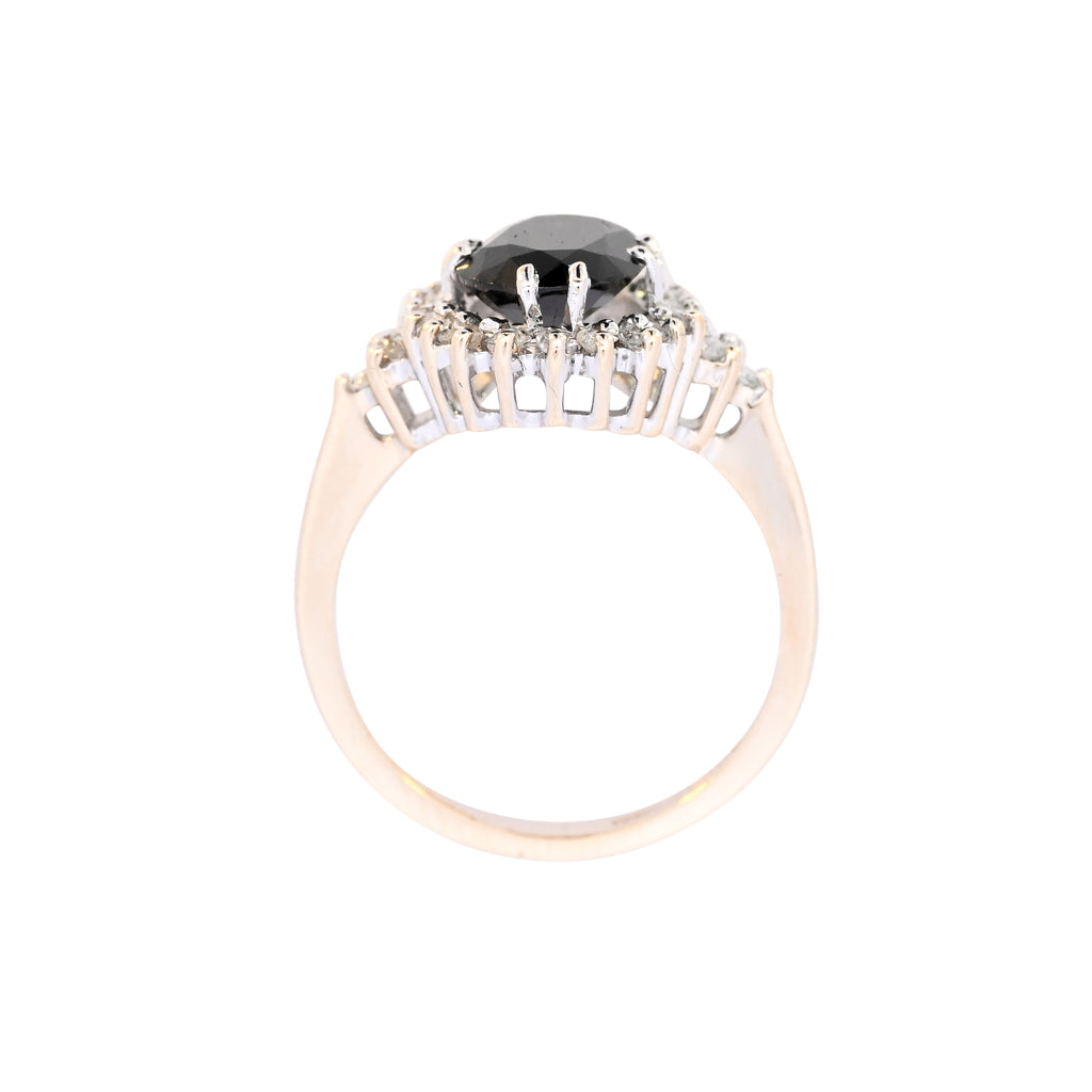 9ct Yellow Gold Sapphire & Diamond Ring (SH24-281)