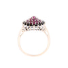 9ct Yellow Gold Ruby & Black Diamond Ring (SH24-285)