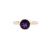 9ct Yellow Gold Amethyst Ring