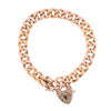 Antique 9ct Gold Curb Bracelet (SH24-307)