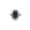 Antique 18ct Gold Sapphire & Diamond Ring (SH24-311)