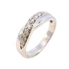 9ct White Gold 0.25ct Diamond Half Eternity