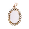 Antique 9ct Yellow Gold Pearl Locket