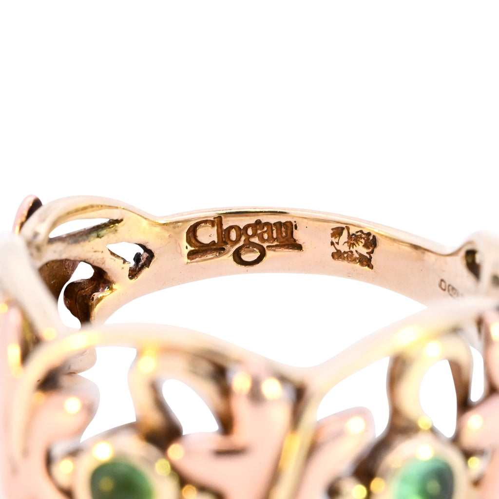 9ct Yellow Gold Clogau Emerald Ring (SH24-328)