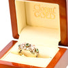 9ct Yellow Gold Clogau Emerald Ring (SH24-328)