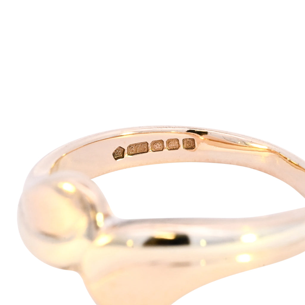 9ct Yellow Gold Clogau Angel Wings Ring (SH24-329)
