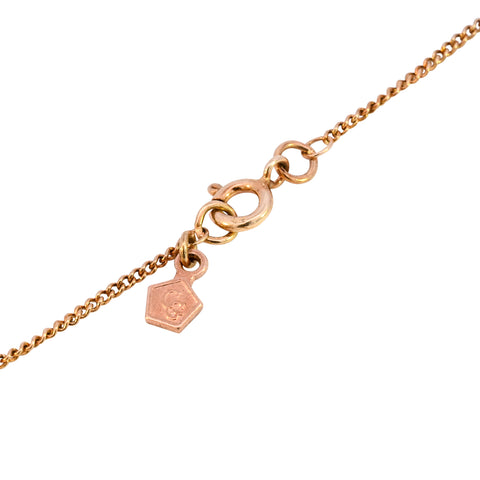 9ct Yellow Gold Clogau Emerald Necklace (SH24-330)