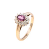 9ct Yellow Gold Ruby & Diamond Ring