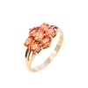 9ct Yellow Gold Orange Sapphire Ring (SH24-335)