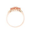 9ct Yellow Gold Orange Sapphire Ring (SH24-335)