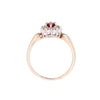 9ct Yellow Gold Ruby & Diamond Ring