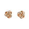 9ct Yellow Gold 0.30ct Diamond Knot Studs