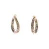 9ct Yellow Gold 0.10ct Diamond Twist Hoops (SH24-340)