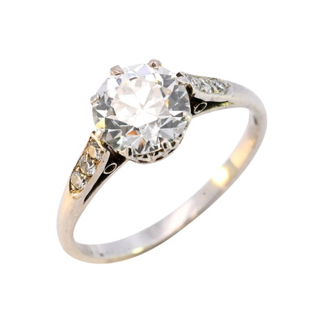 Platinum 1.52ct Diamond Solitaire Ring