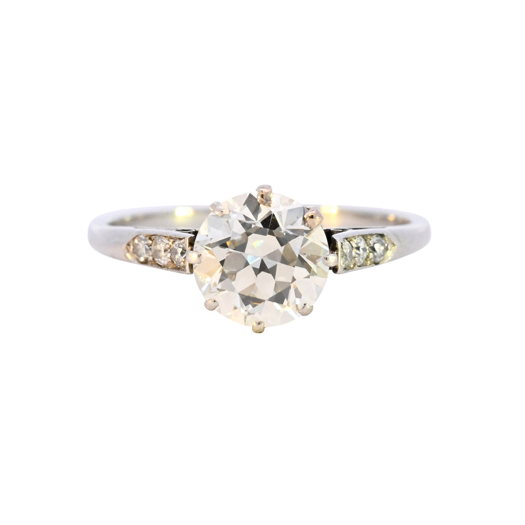 Platinum 1.52ct Diamond Solitaire Ring