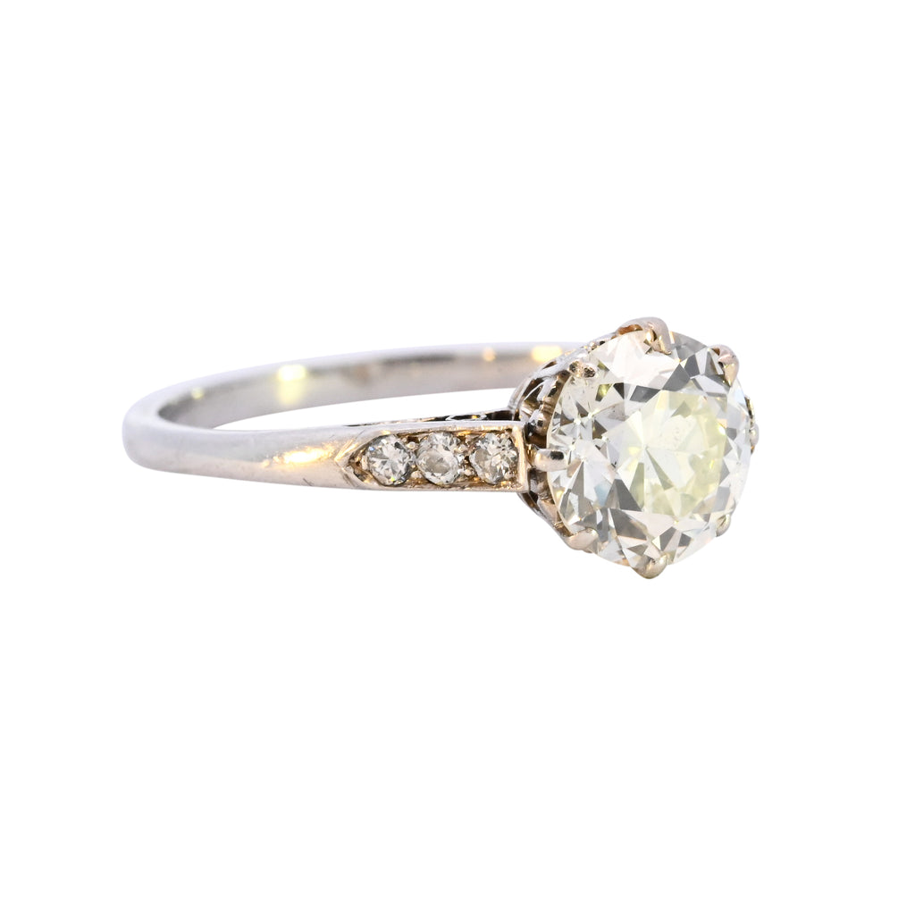 Platinum 1.52ct Diamond Solitaire Ring