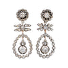 Antique Gold & Silver 2.60ct Diamond Earrings