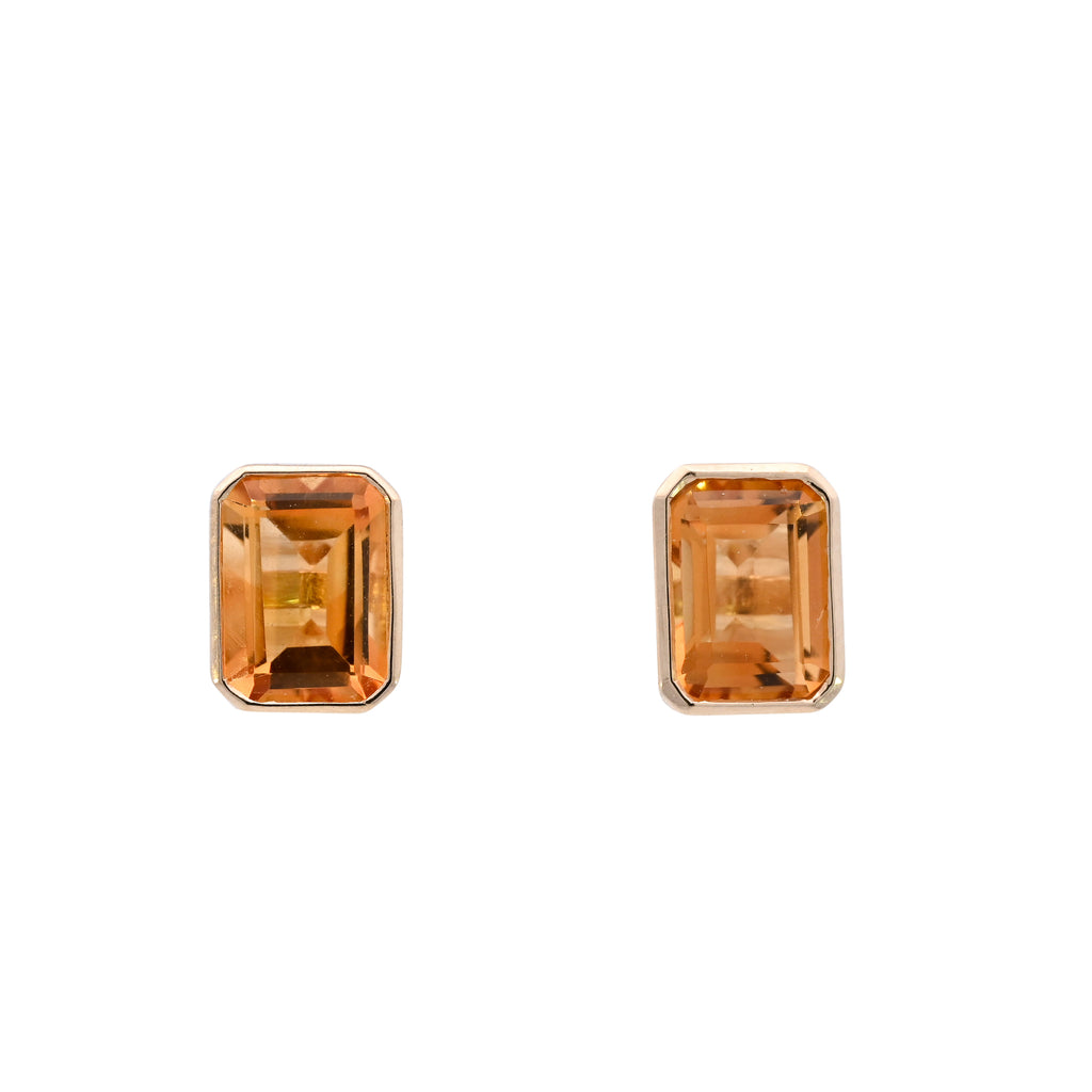 9ct Yellow Gold 1.76ct Citrine Studs (SD24-011)