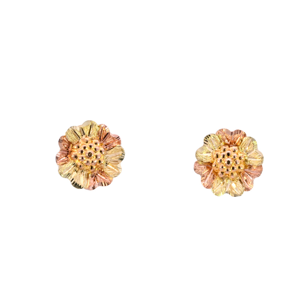 9ct Tri-Colour Gold 