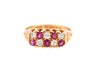 Antique 18ct Gold Birmingham 1900 Ruby & Diamond Ring (SHP3895)