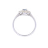 18ct White Gold 0.36ct Sapphire & Diamond Ring