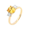 18ct Yellow Gold 1.90ct Sapphire & Diamond Ring