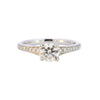 Platinum 0.96ct Solitaire Diamond Ring