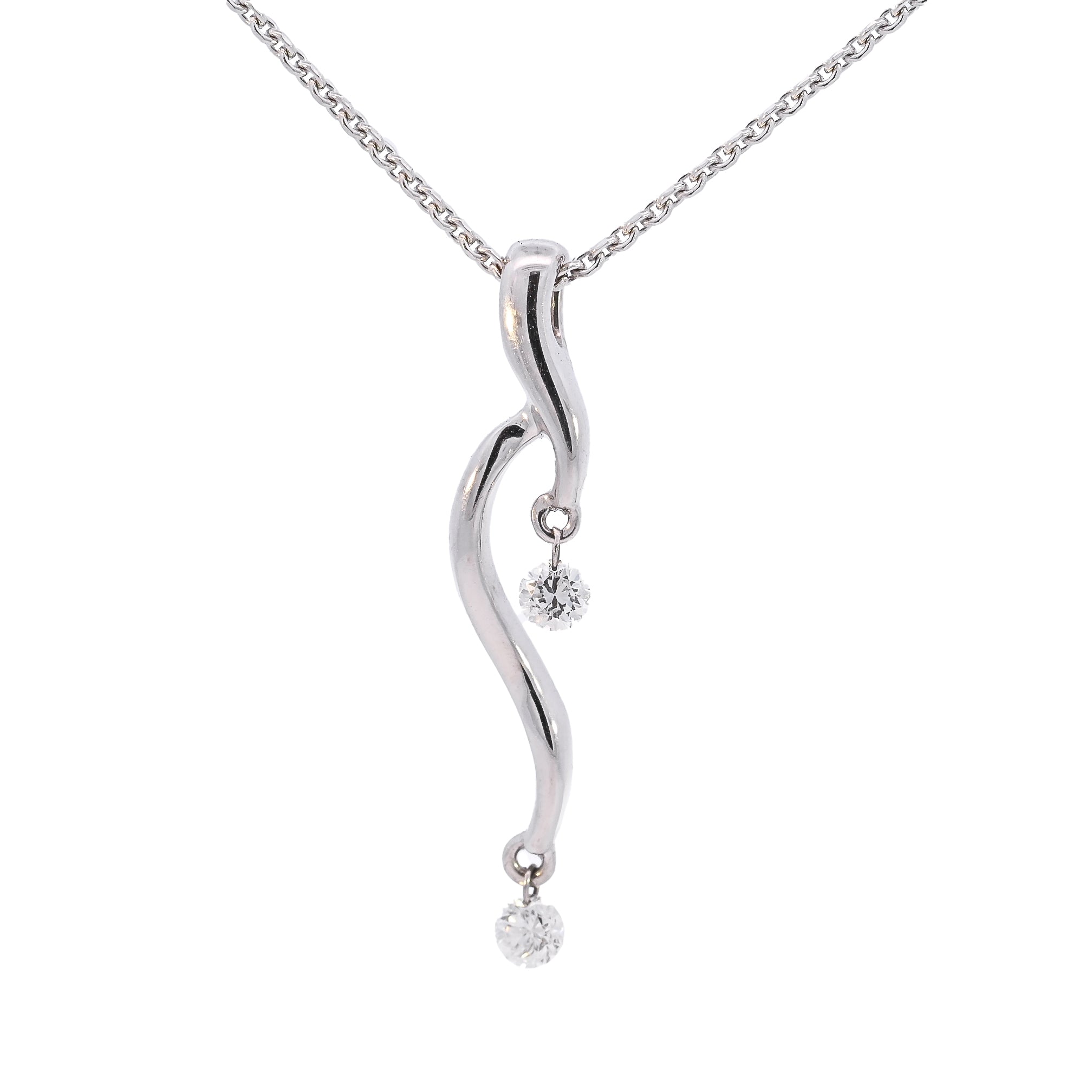 Antique Gold & Silver Sapphire & Diamond Brooch Wray & Co