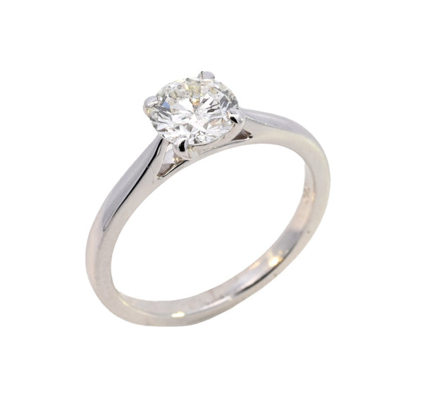 18ct White Gold 1.03ct Solitaire Diamond Ring