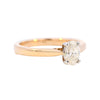 18ct Yellow Gold 0.60ct Oval Diamond Solitaire Ring